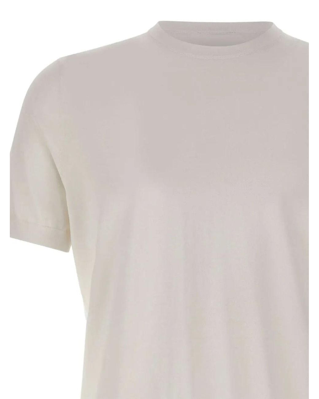 Diktat White Short Sleeve T-Shirt for men