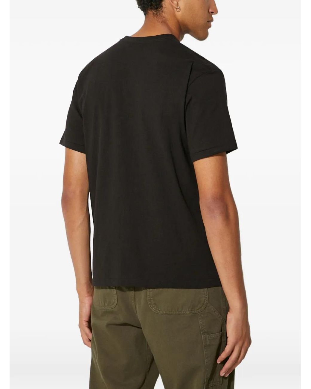 Thisisneverthat Black Ol-Logo T-Shirt for men