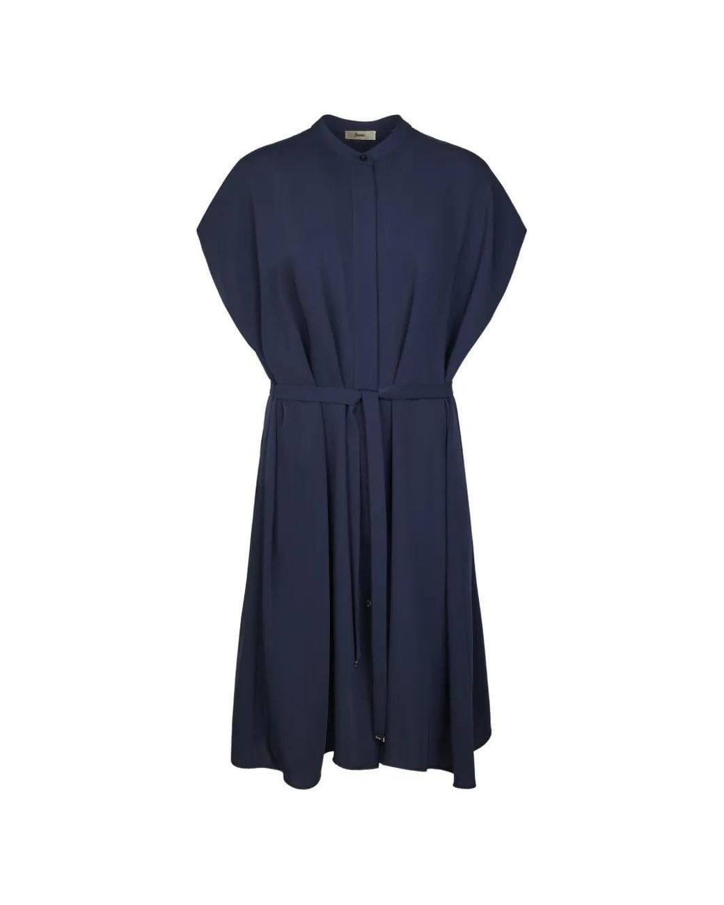 Herno Blue Shorts Dress