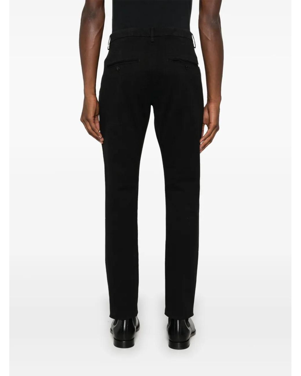Dondup Black Gaubert Trousers for men