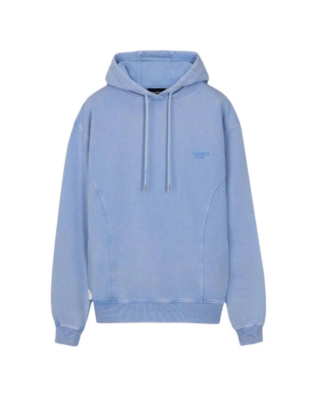 Homies Marbella Blue Drawstring Cotton Hoodie for men