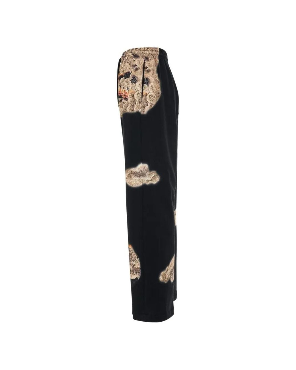 Wooyoungmi Blue Volcano-Print Track Pants for men