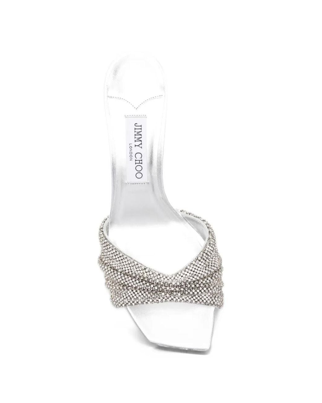 Jimmy Choo White Skye Sandals