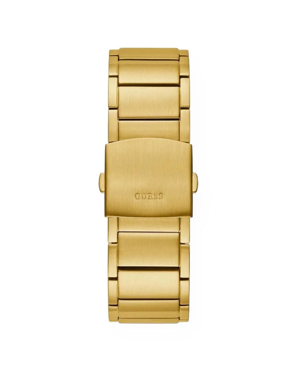 Guess Metallic Exposed Screw 48Mm Watch for men