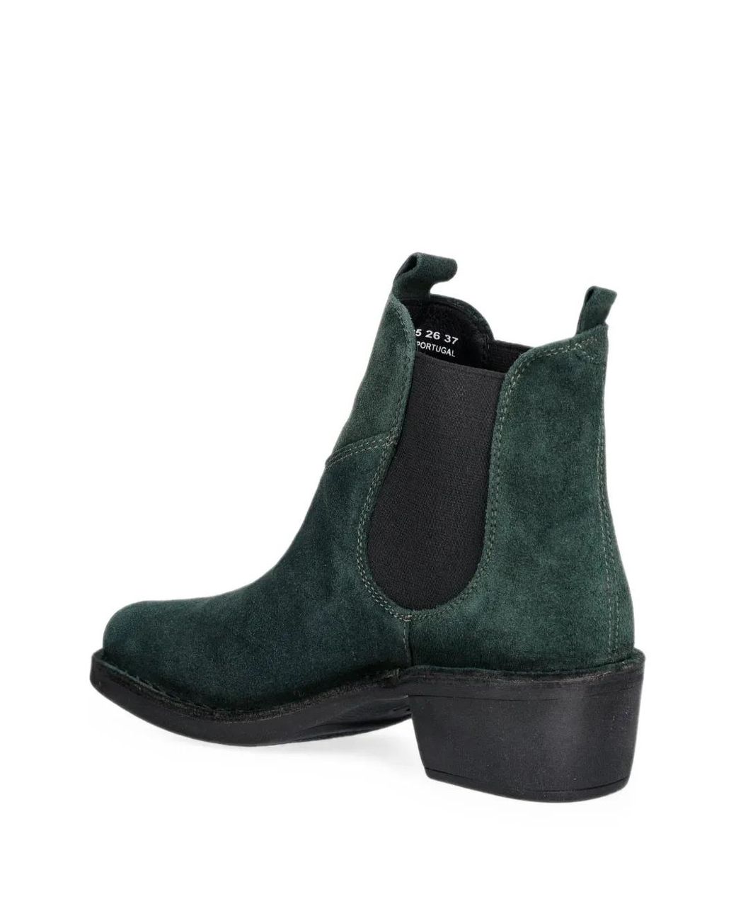 Fly London Green Round-Toe Chelsea Boots