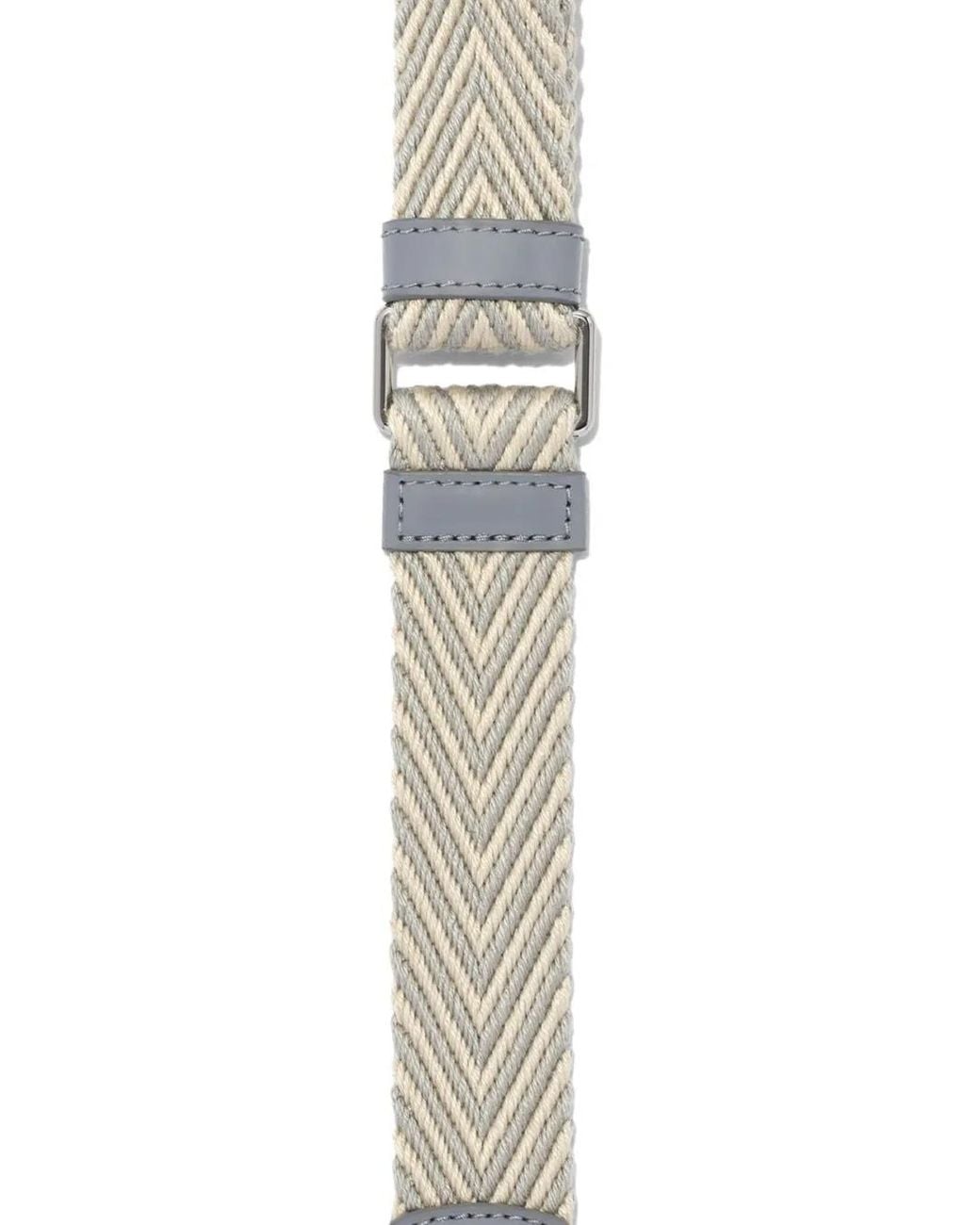 Marc Jacobs White The Thin Arrow Webbing Strap