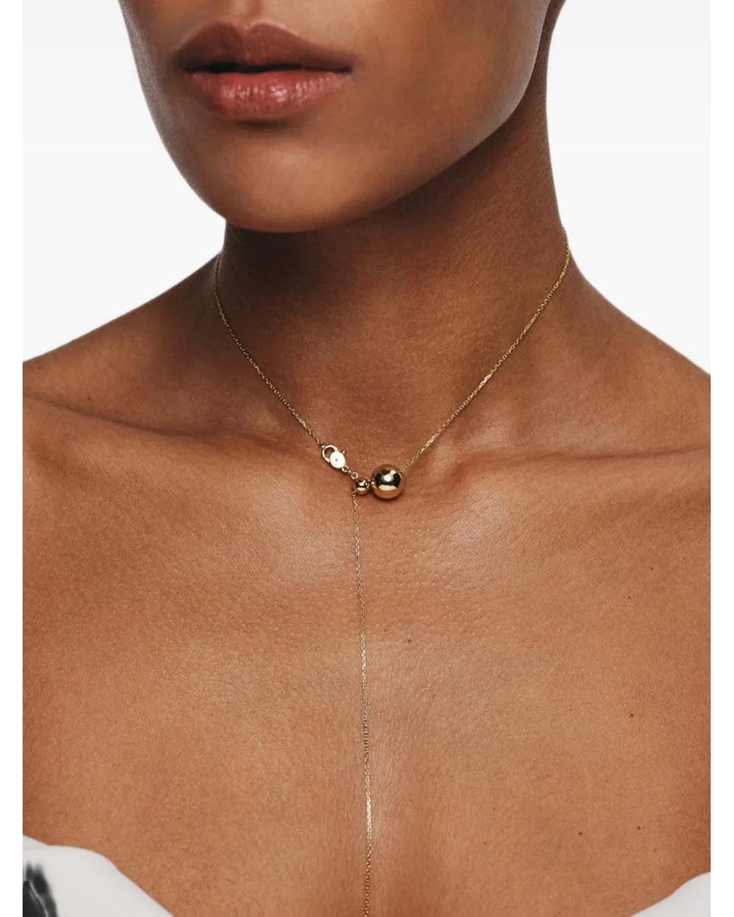 Guzema White Classic Necklace
