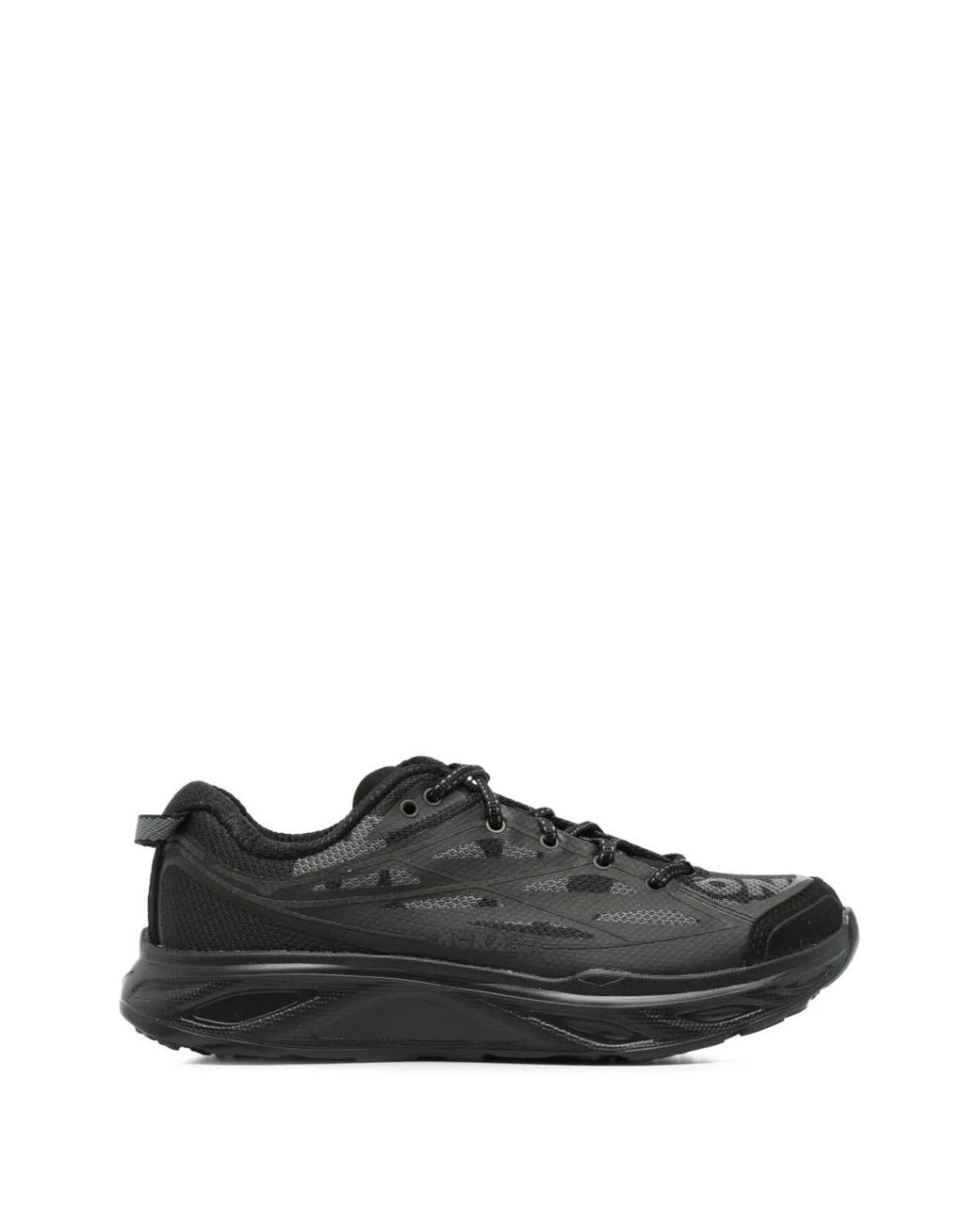 Hoka One One Black Baskets À Logo Imprimé
