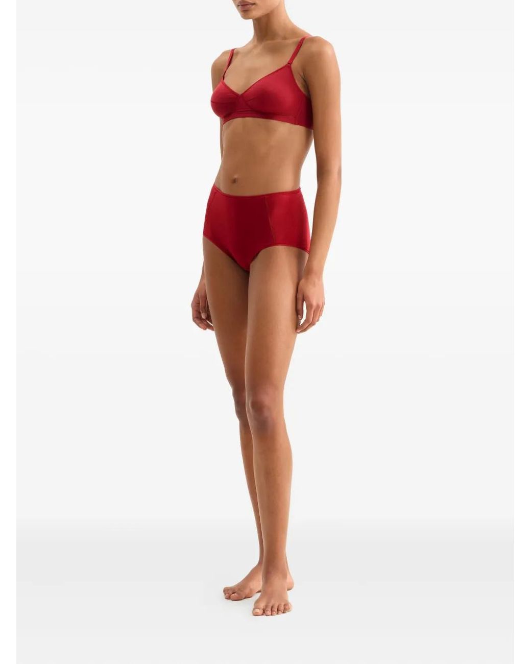 Eres Red Lydia Soyeuse Triangle Bra