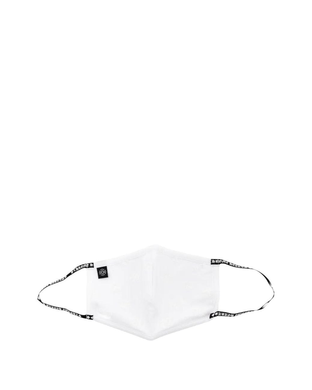 Chrome Hearts White Logo-Patch Face Mask for men