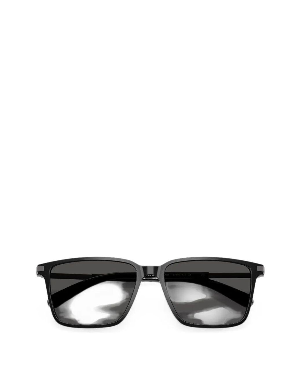 Brooks Brothers Gray Rectangle-Frame Sunglasses for men