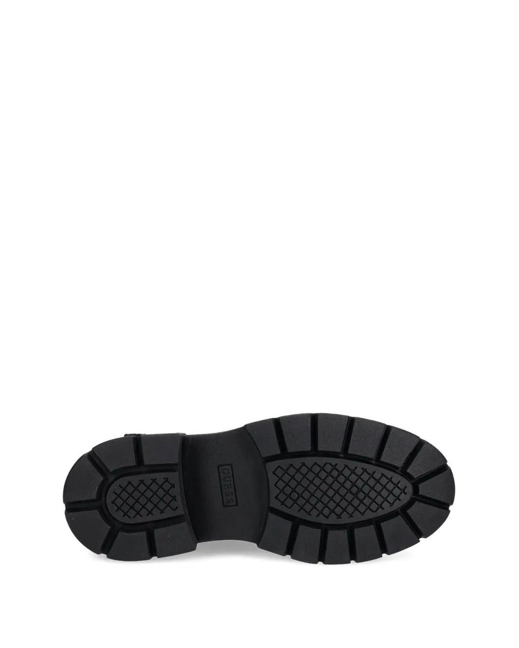 Guess Black Salvo Buckle-Detail Platform Boots