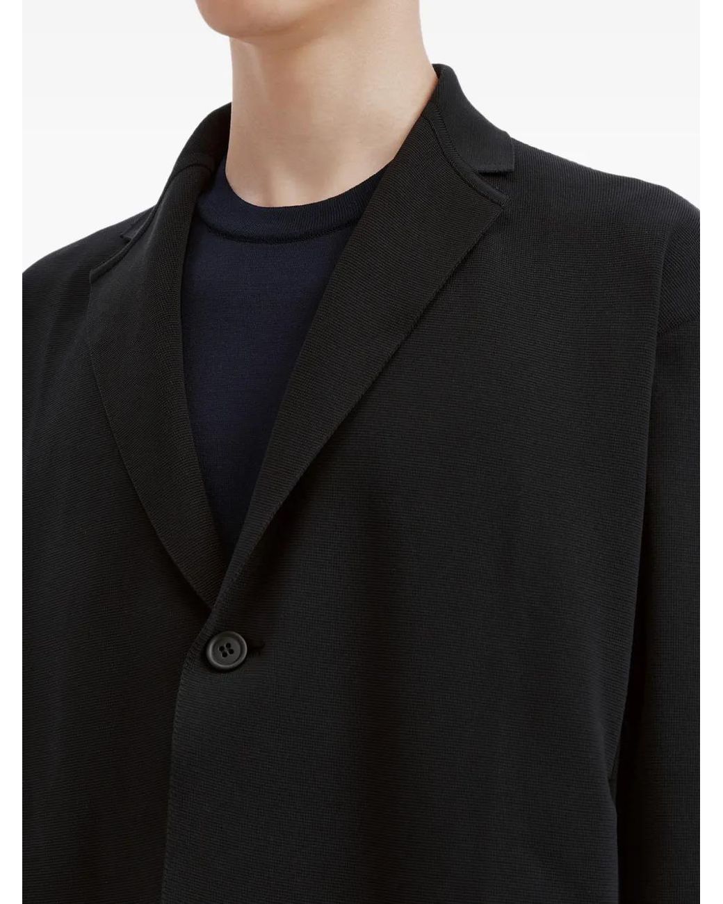 CFCL Black Single-Breasted Jacket for men