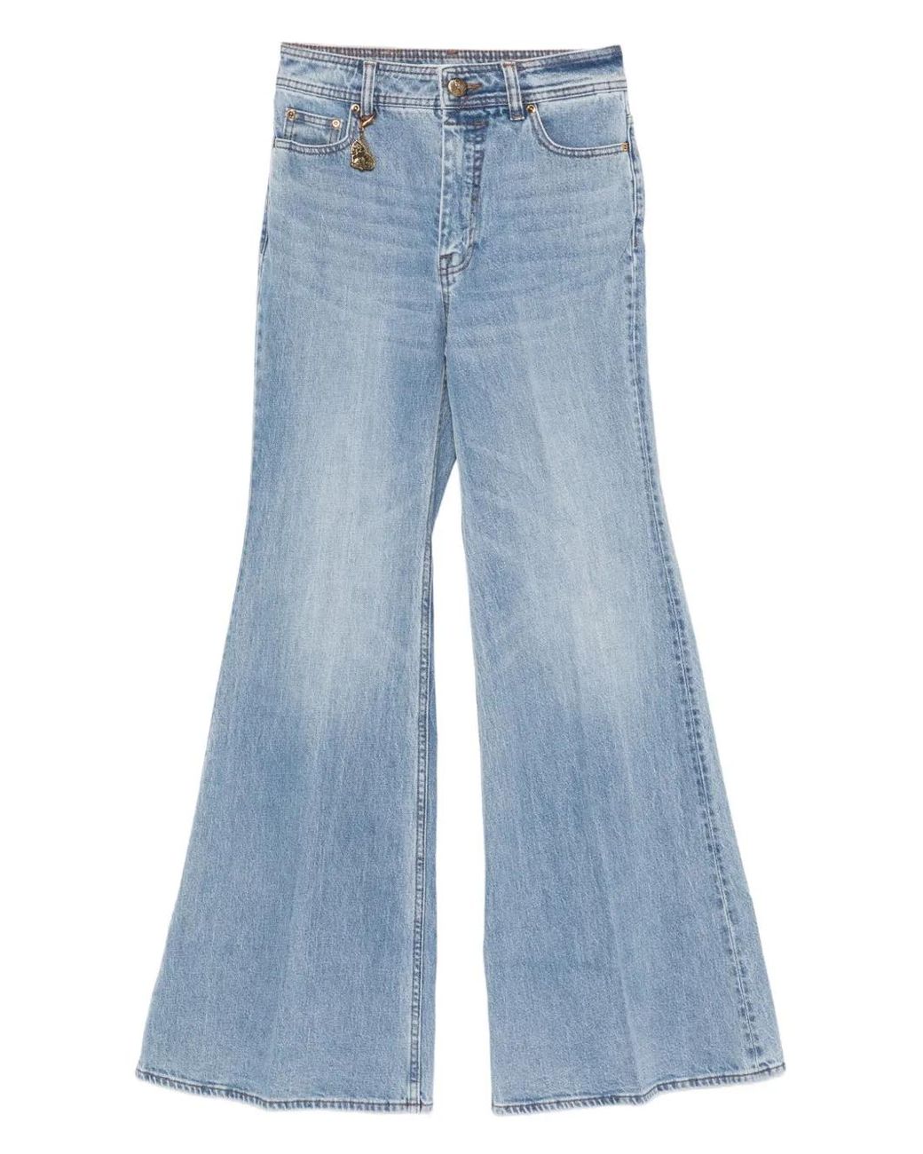 Vaqueros Acampanados Con Charm Zimmermann de color Blue
