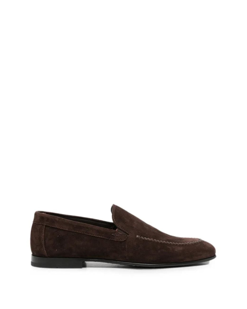 JOHN HARRISON White Suede Loafers for men