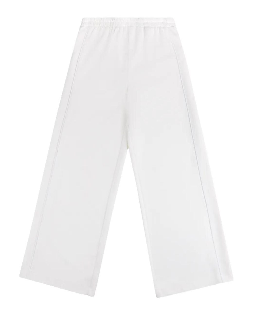 Fay White Elasticated-Waistband Track Pants