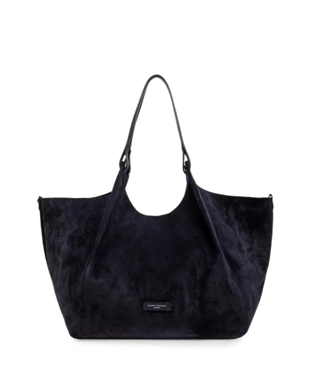 Gianni Chiarini Blue Sac Cabas Dua En Daim