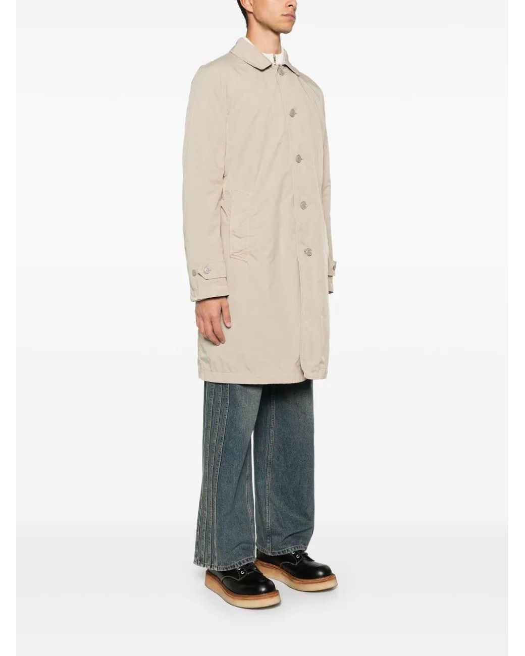 Aspesi Natural Vodka Trench Coat for men