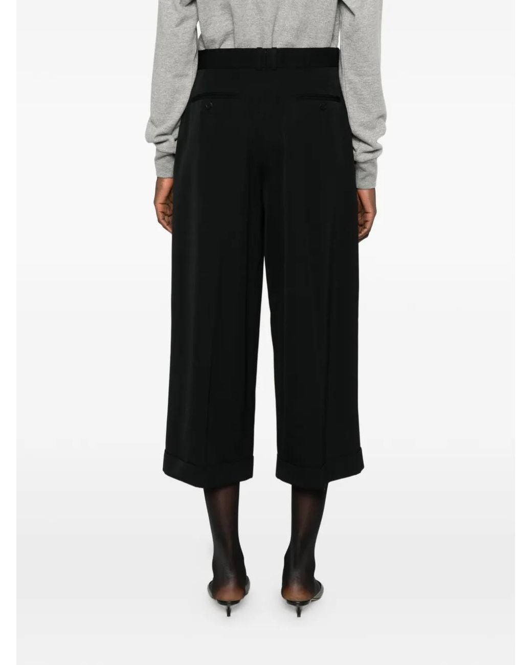 The Row Black Lior Trousers