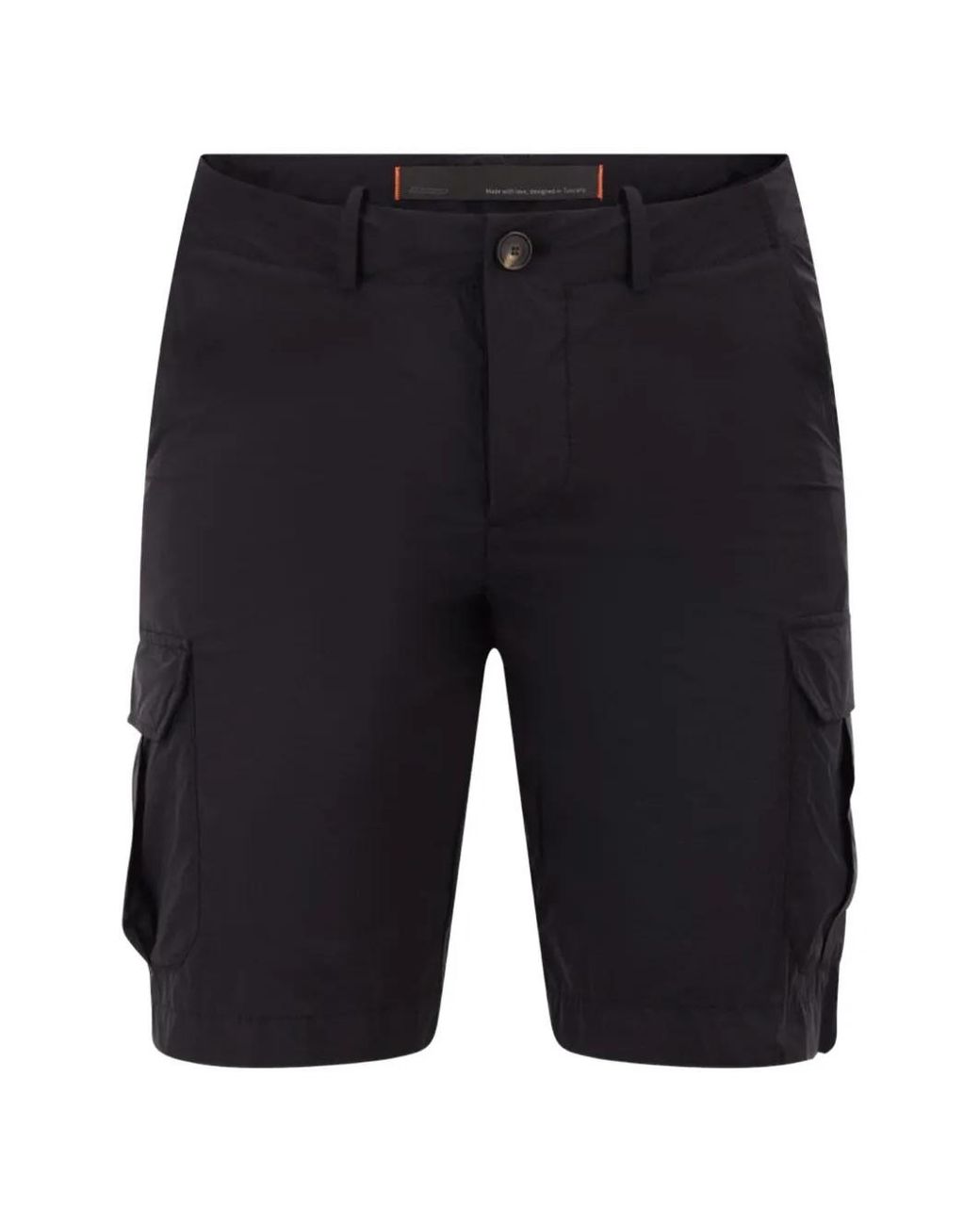 Rrd Blue Stretch Cargo Shorts for men