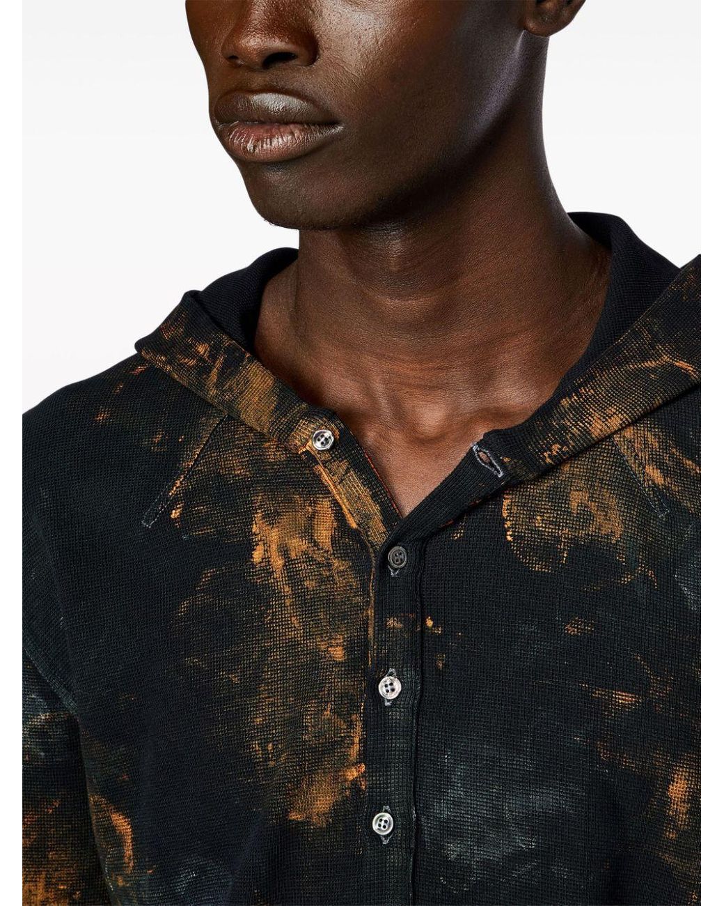 diesel T-Sermi ディストレスト フーディ 23AW やまと着用｜ファッション
