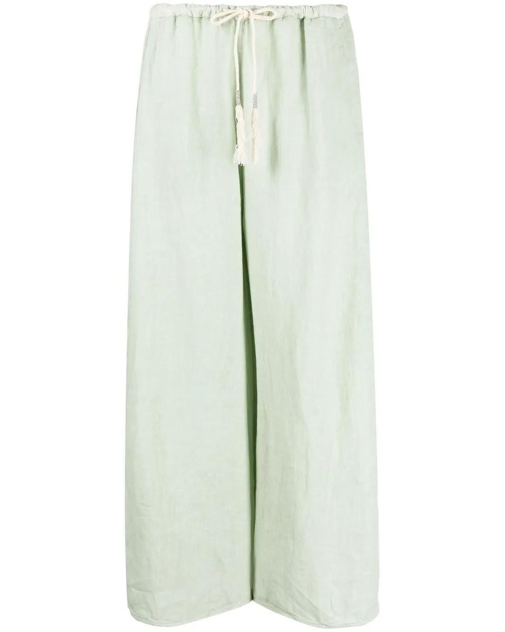 Fabiana Filippi Blue Drawstring Straight Trousers