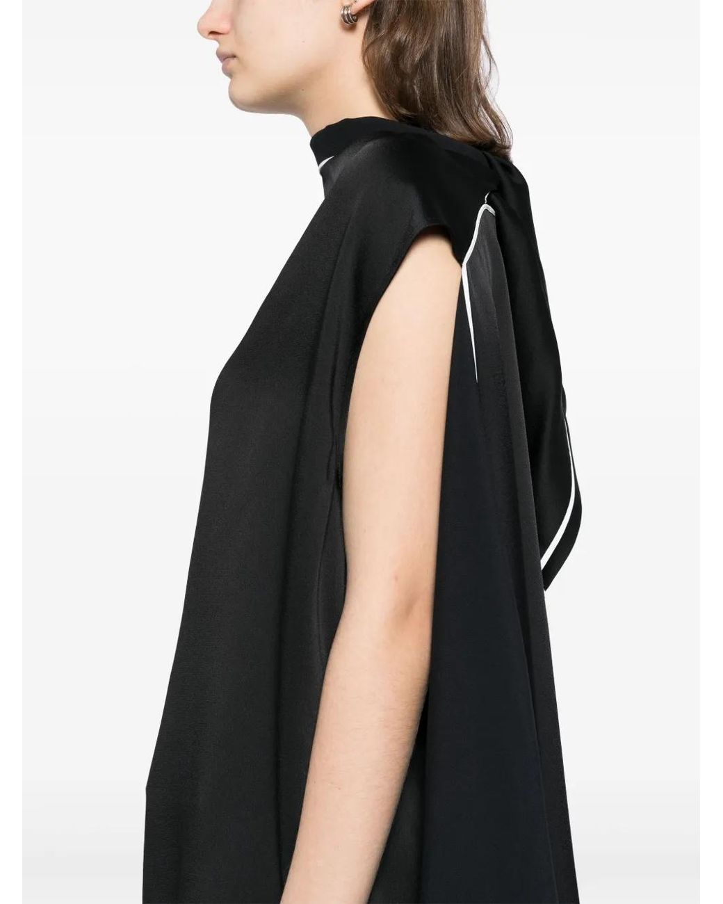 Stella McCartney Black Tie Top