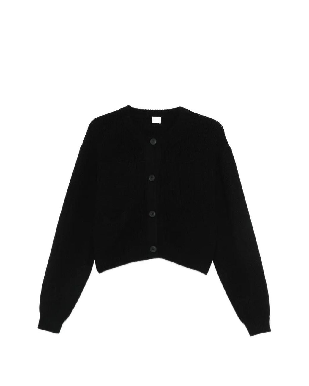C.t. Plage Black Button Pocket Knitwear