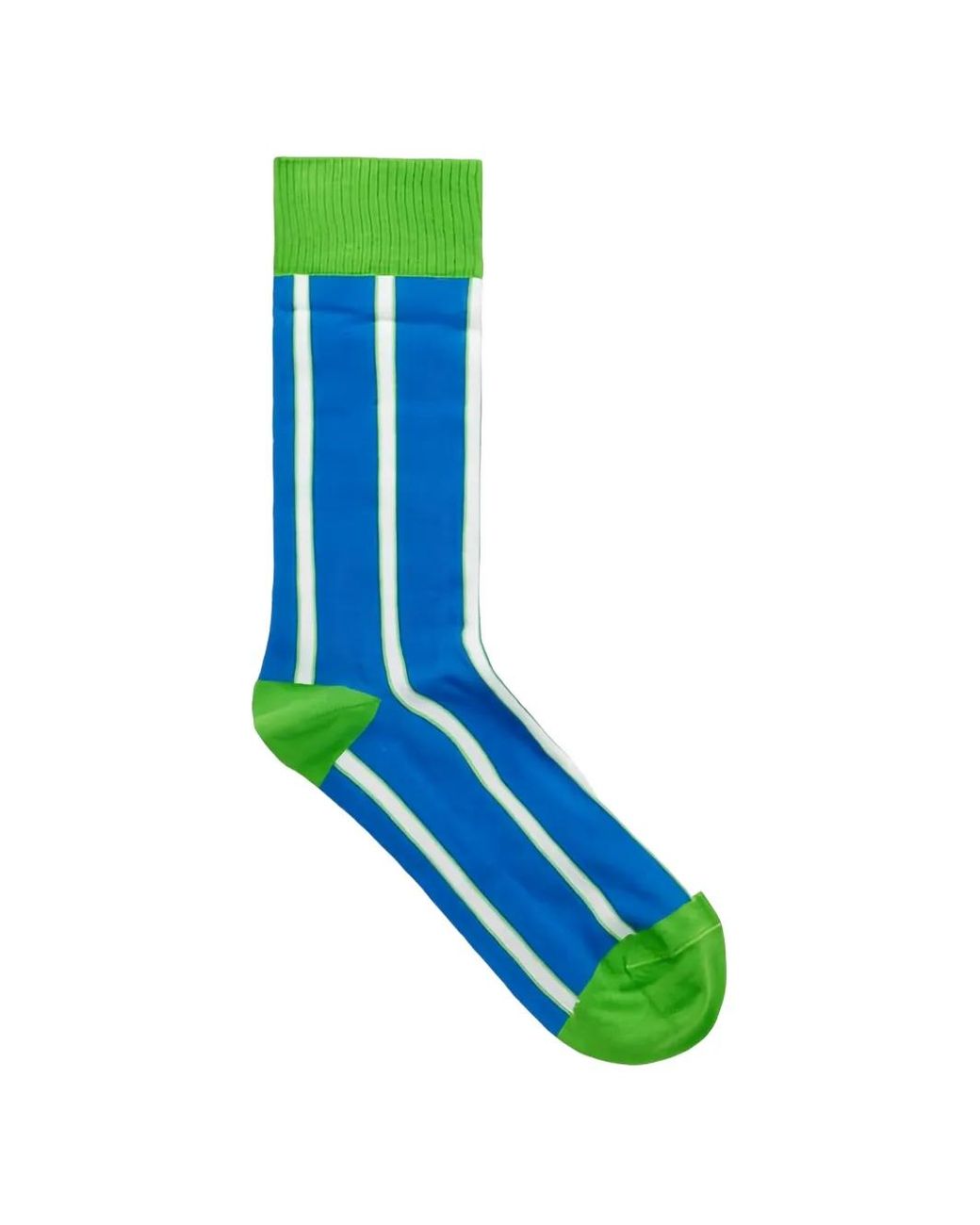Stine Goya Blue Lelu Stripe-Detail Socks