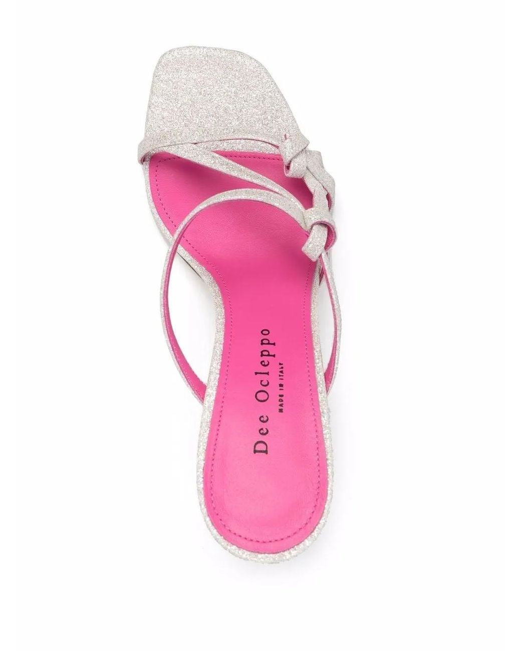 Dee Ocleppo Pink Sandalen Mit Glitter