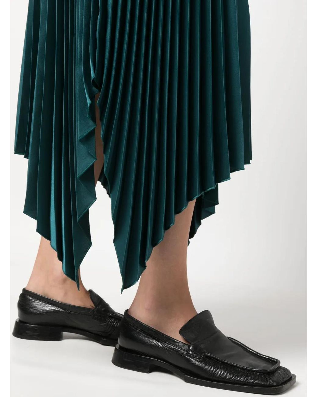 Joseph Geplooide Midi-Rok in het Green