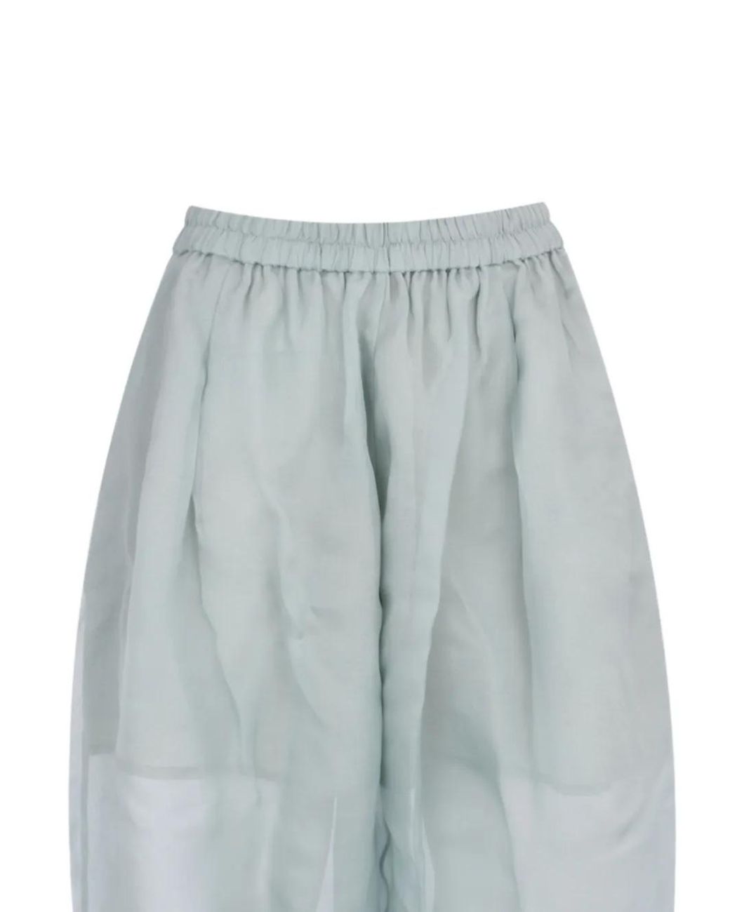 Biyan Blue Pantalon À Taille Élastiquée