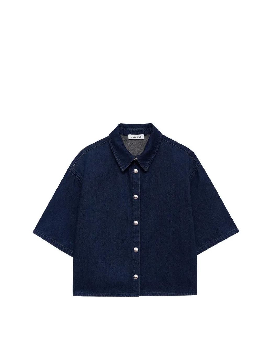 Anine Bing Blue Chemise Lincoln