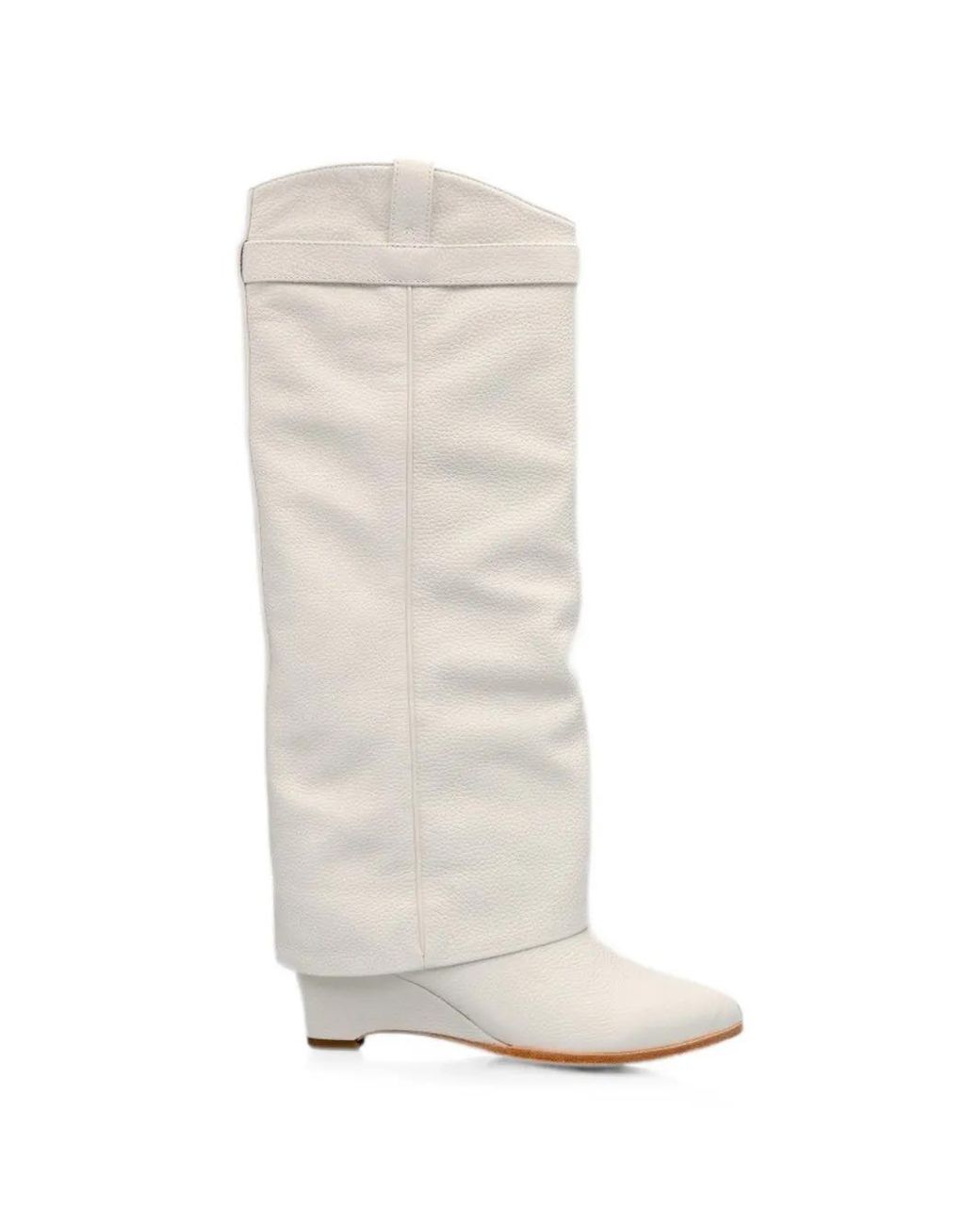 Kat Maconie White Pointed-Toe Boots