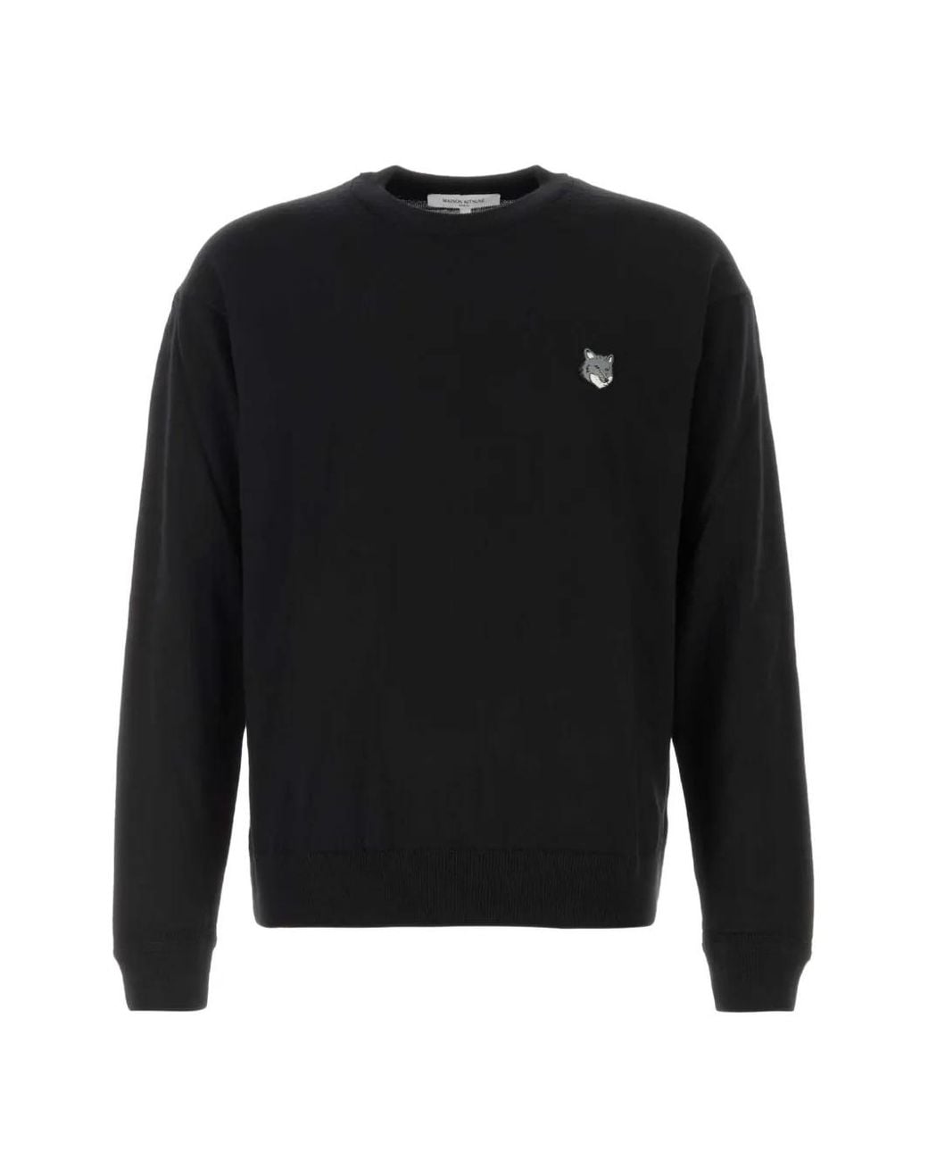 Maison Kitsuné Black Fox Head Sweater