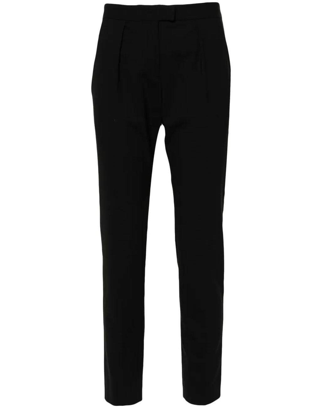 Isabel Marant Black Nolena Slim-Cut Trousers