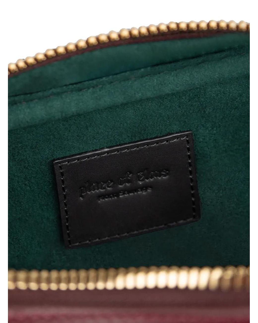 PLACE OF ELMS Brown Gürteltasche Mit Logo-Schild