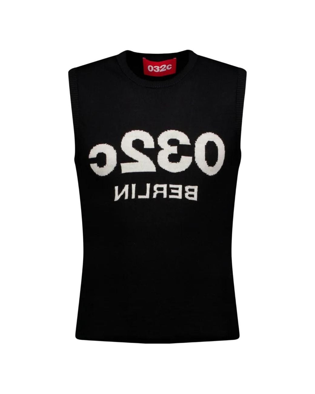 032c Black Hollywood To Berlin Selfie Tank Top