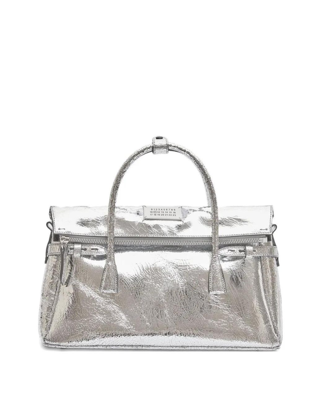 Maison Margiela Gray Tote Bag With Applique