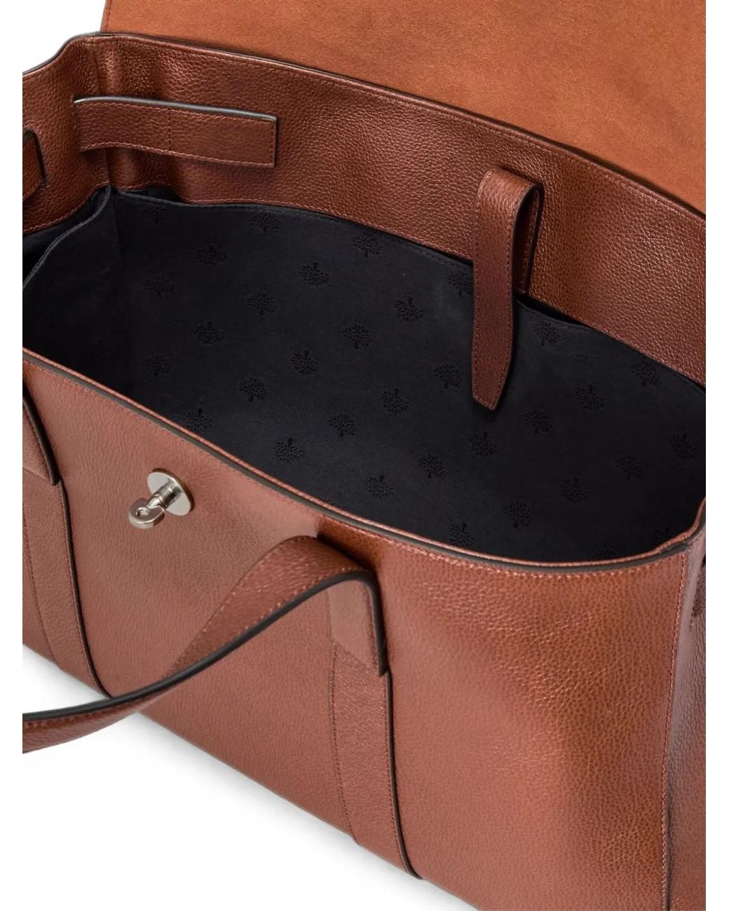 Mulberry Brown Small Piccadilly Leather Tote Bag