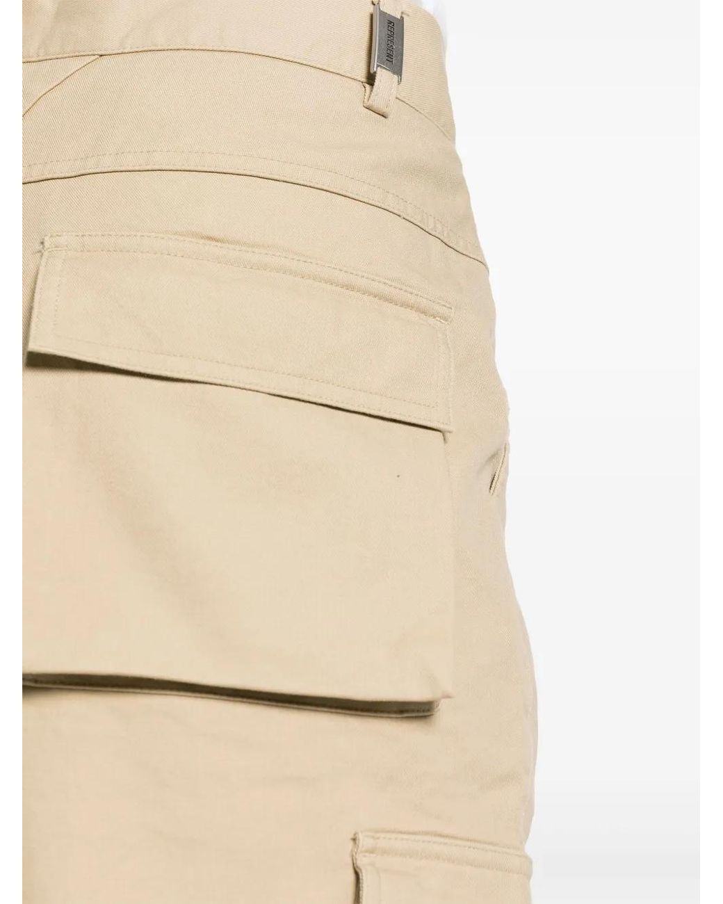 Represent Natural Logo-Plaque Cargo Trousers for men