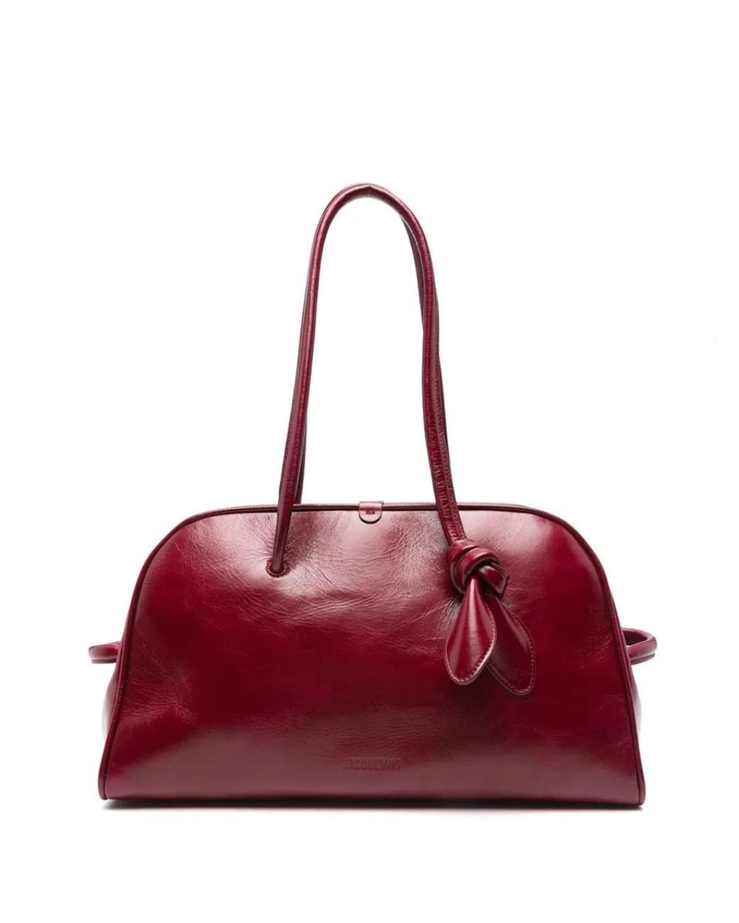Jacquemus Red Knotted Bag With Top Handle