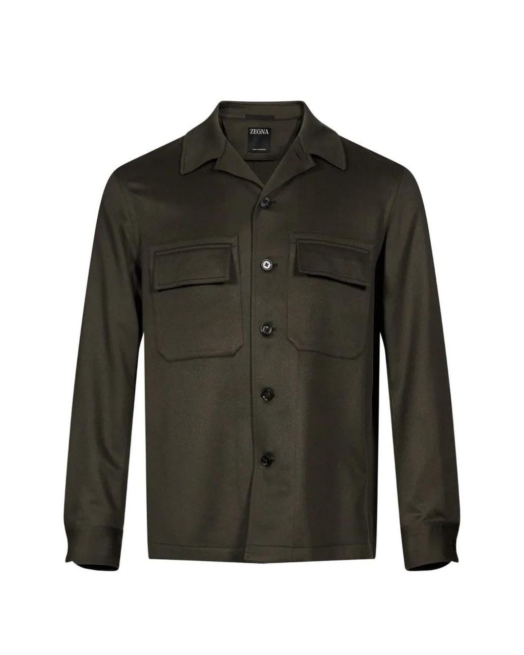 Zegna Green Oasi Cashmere Shirt for men