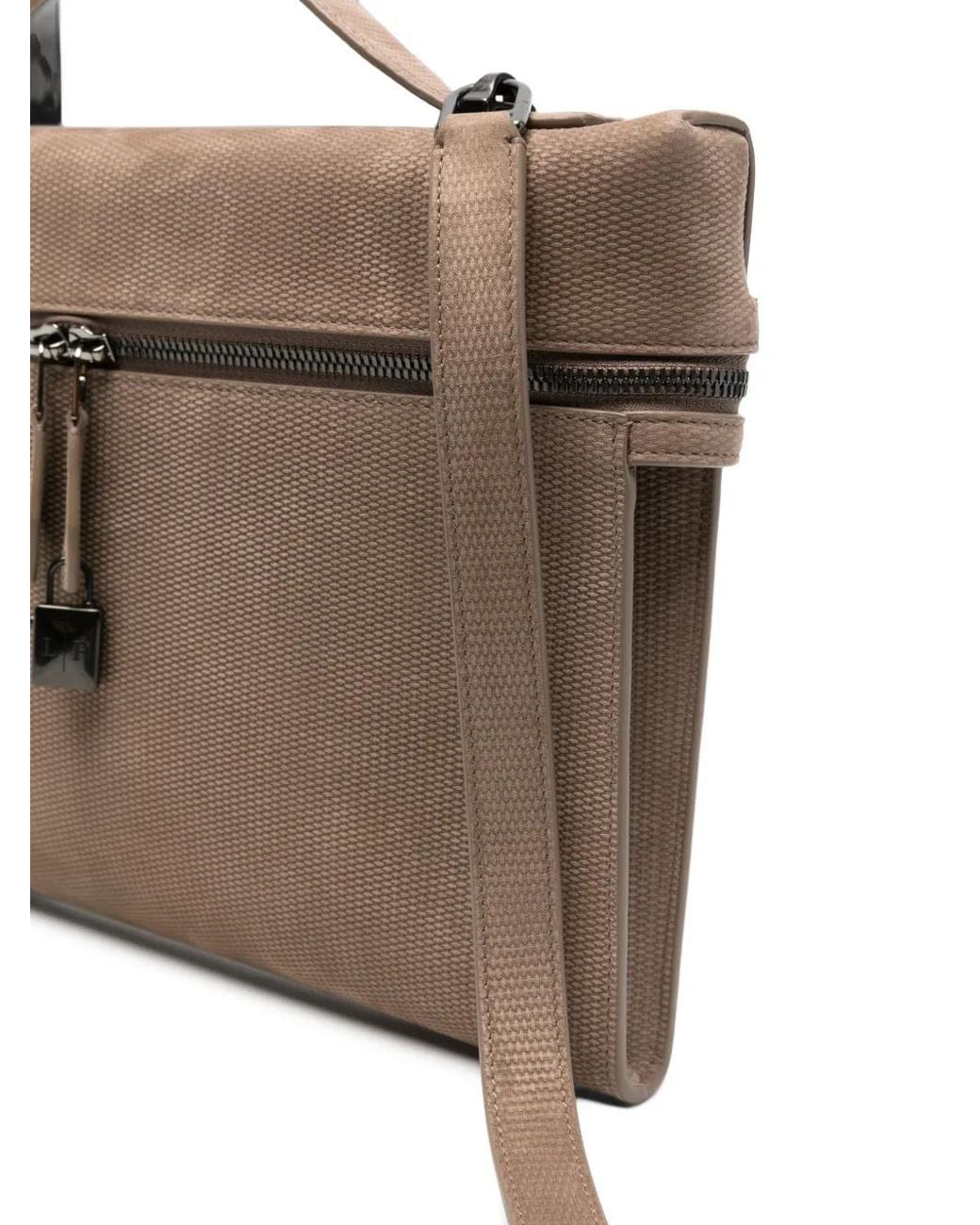 Loro Piana Brown Extra Messenger Bag for men