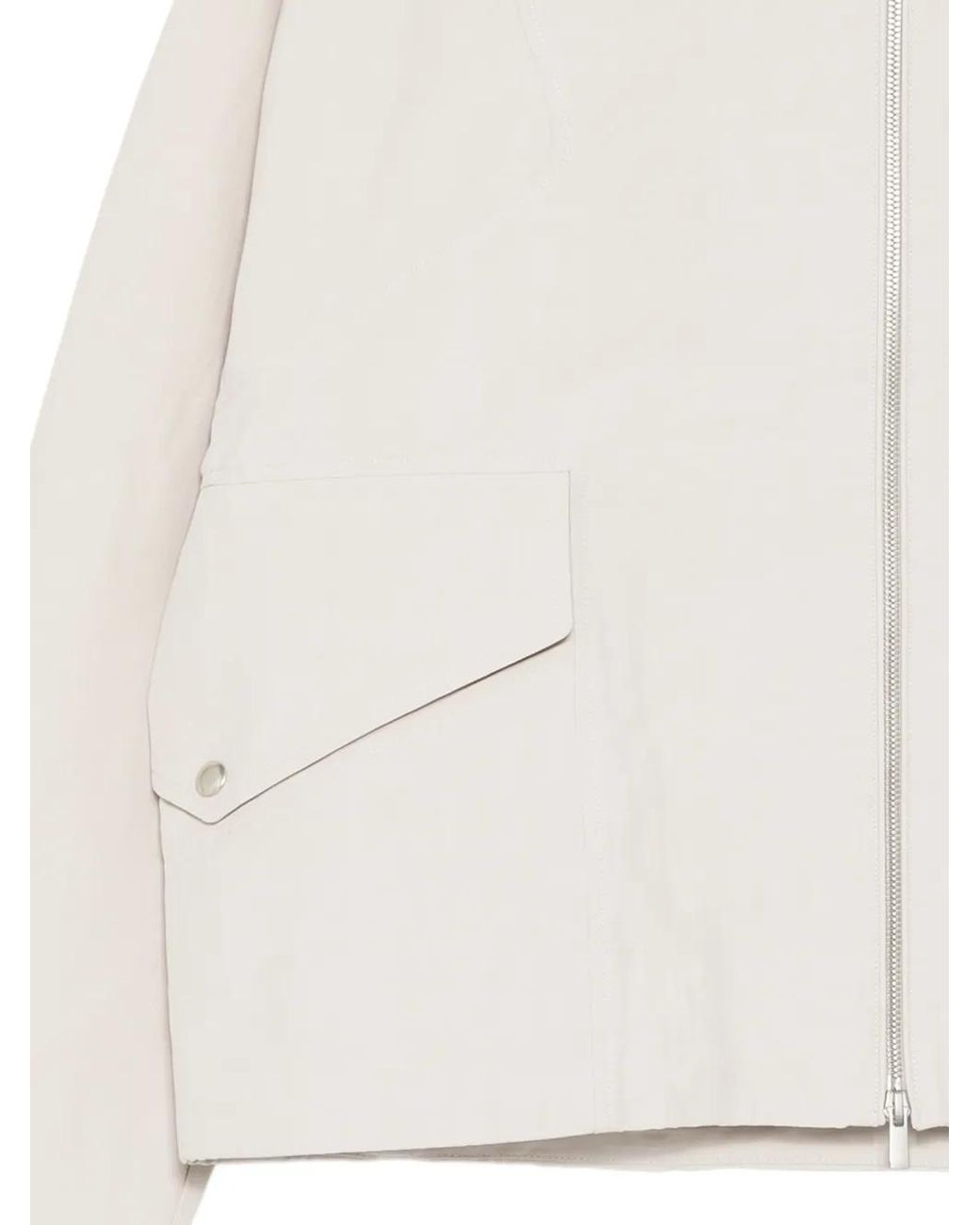 CROQUIS White Collared Jacket for men