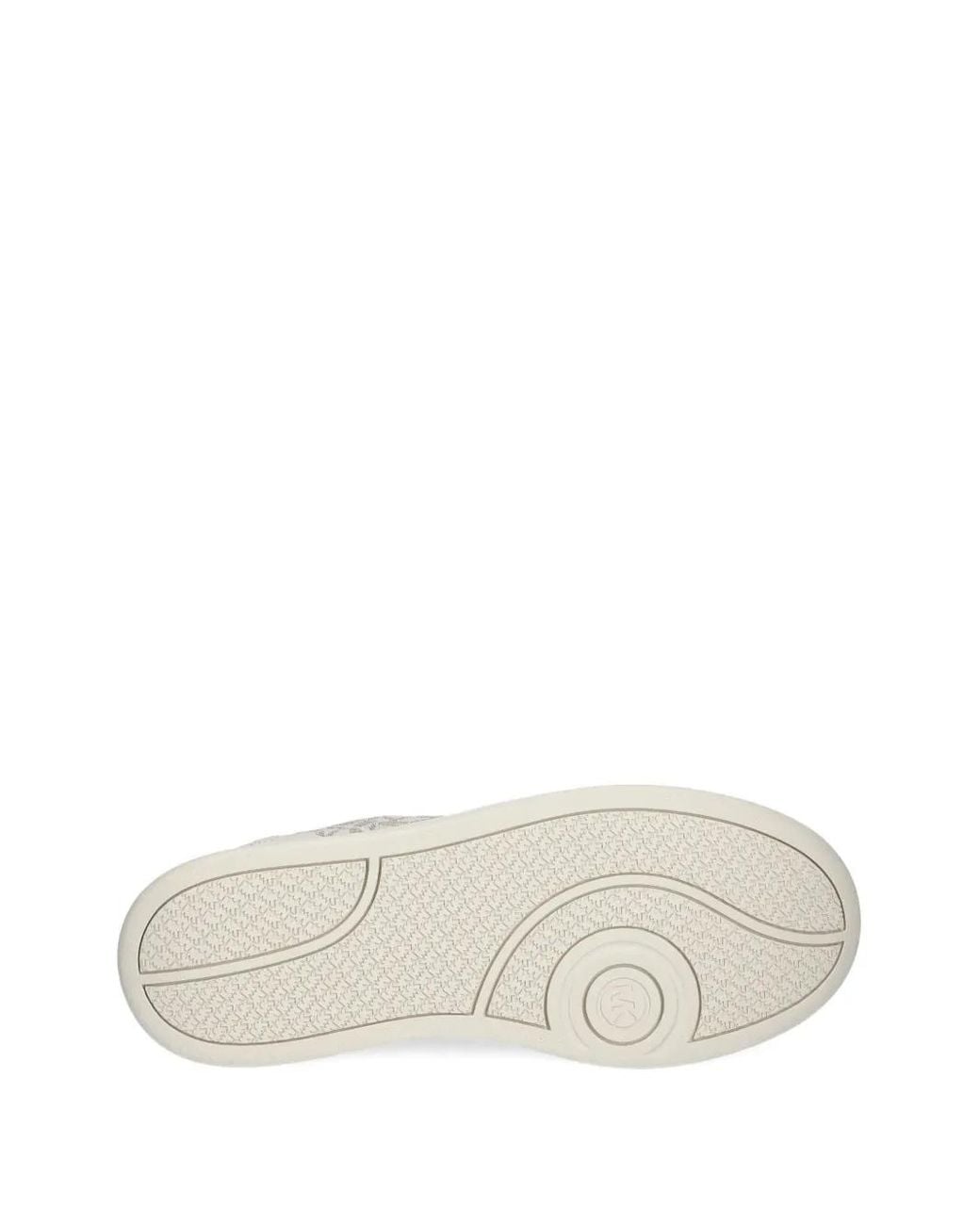 MICHAEL Michael Kors White Monogram-Pattern Sneakers