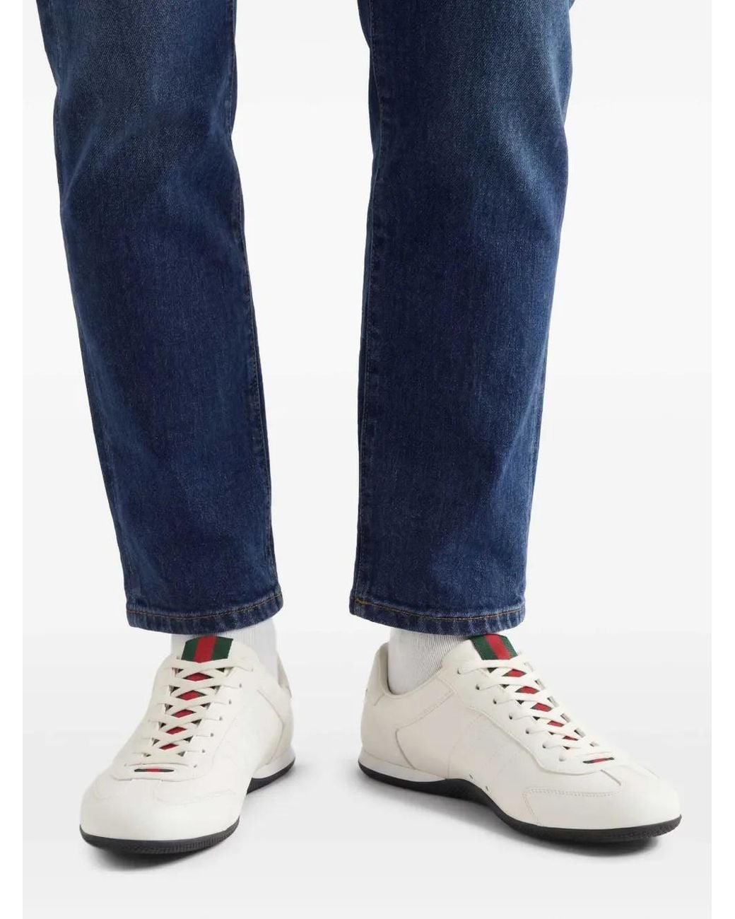 Gucci White Neutrals Trainers for men