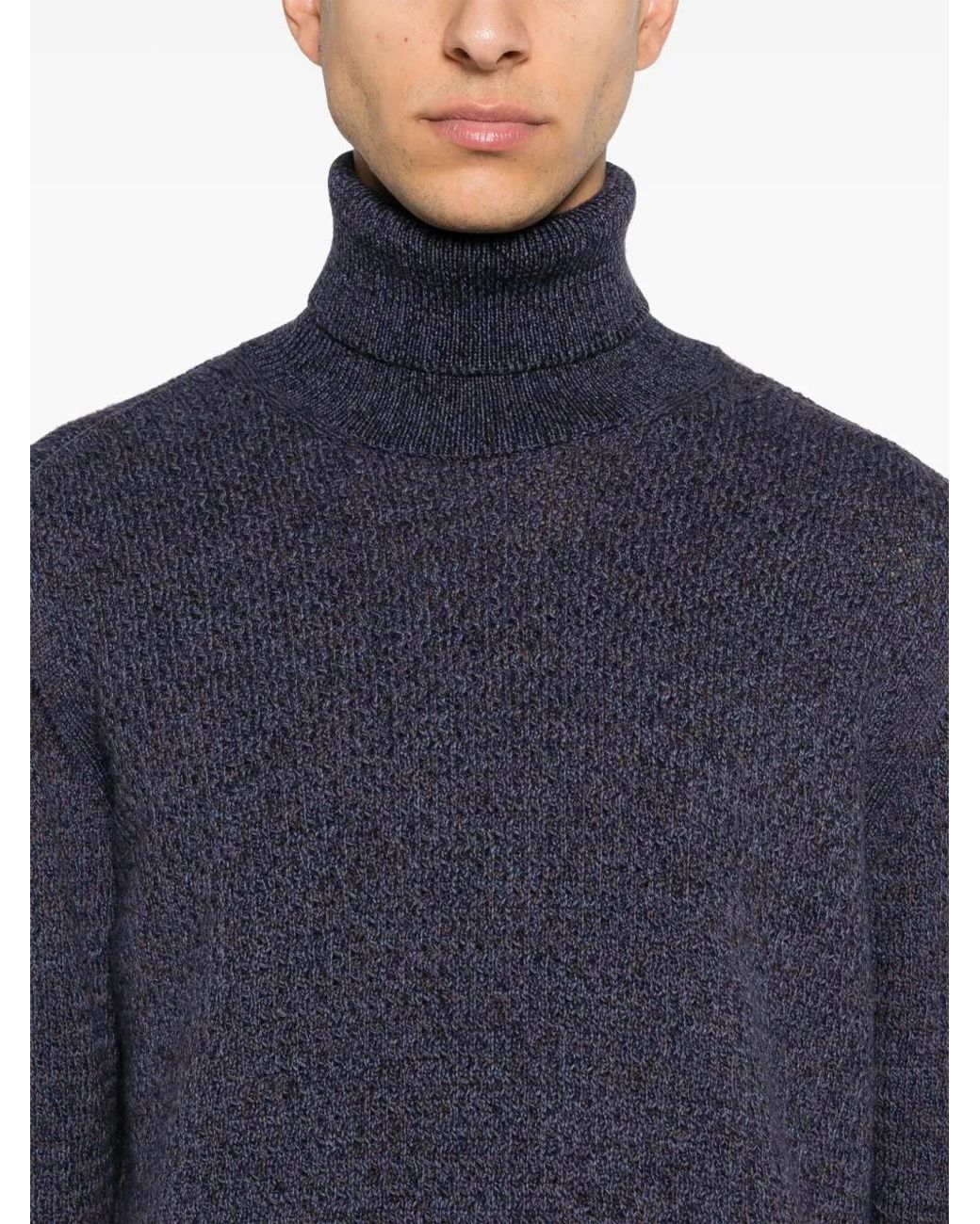 D4.0 Klassischer Pullover in Blue für Herren