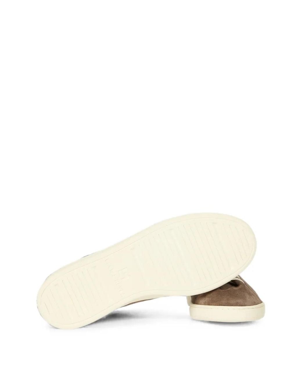 Paul Smith Brown Dark Taupe Suede Tripp Trainers for men