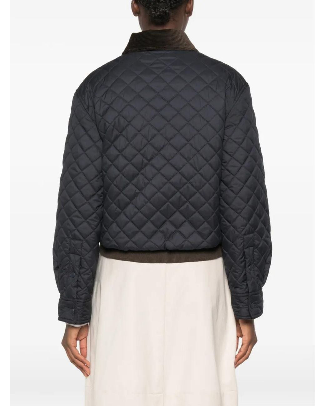Loewe Blue Veste Courte En Tissu Technique